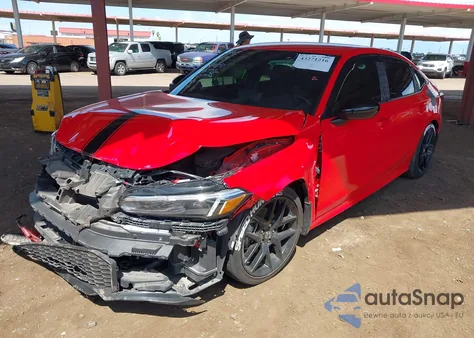 2025 Honda Civic Sport z USA, uszkodzony, nr VIN 2HGFE2F54SH506392